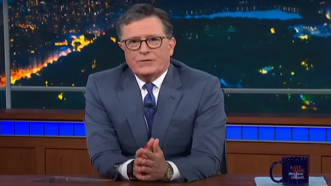 Stephen Colbert in The Late Show